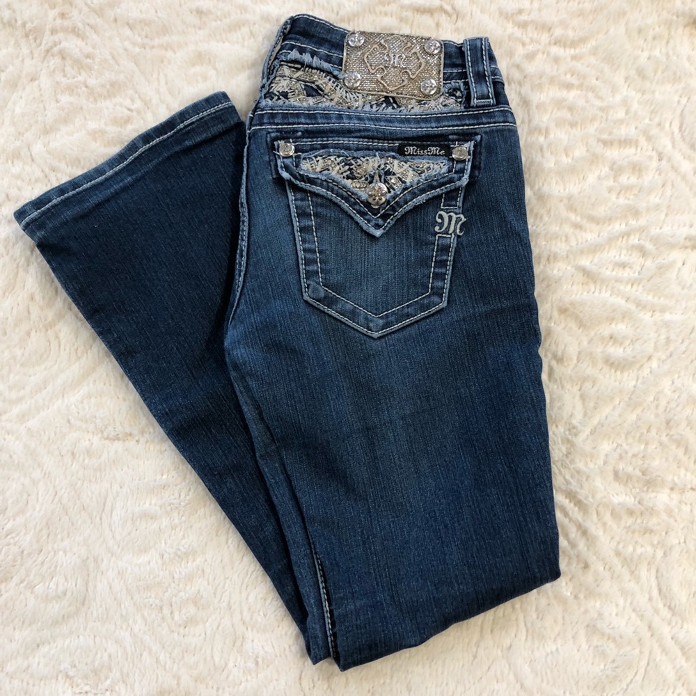 Dark Wash Miss Me Jeans